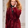 The Undoing Nicole Kidman Maroon Coat