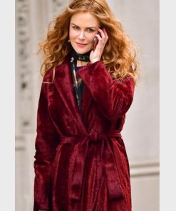 The Undoing Nicole Kidman Maroon Coat