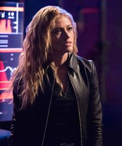 Arrow S07 Katherine McNamara Black Leather Jacket