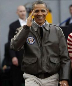 Barack Obama Air Force One Bomber Jacket