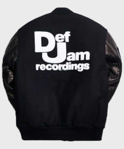 Def Jam Recordings Black Bomber Jacket