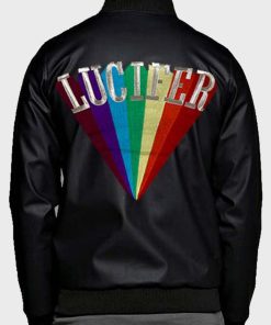 Lucifer Black Bomber Rising Rainbow Jacket