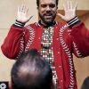 O-T Fagbenle Maxxx Red Bomber Jacket
