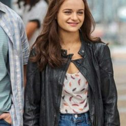 The Kissing Booth 2 Joey King Black Leather Jacket