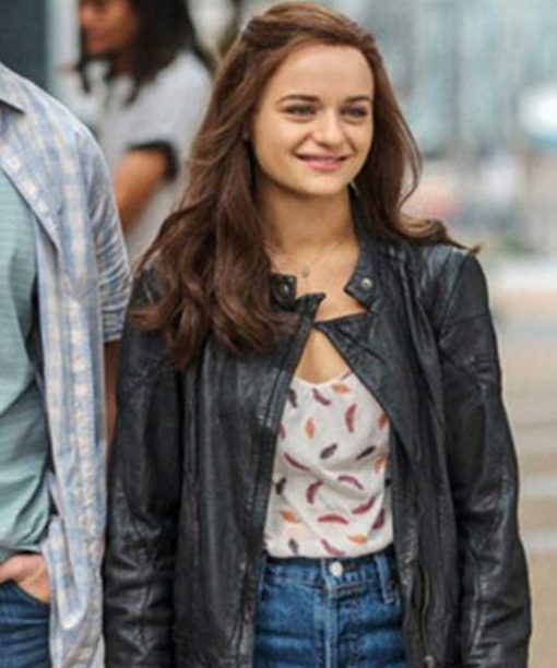 The Kissing Booth 2 Joey King Black Leather Jacket