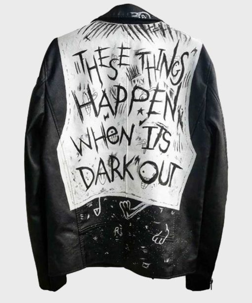 These Things Happen When It’s Dark Out Motorcycle Leather Jacket