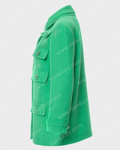 Emily In Paris Lily Collins Multi-Pocket Coat