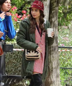 Emily Cooper Emily in Paris Green Hooded Coat