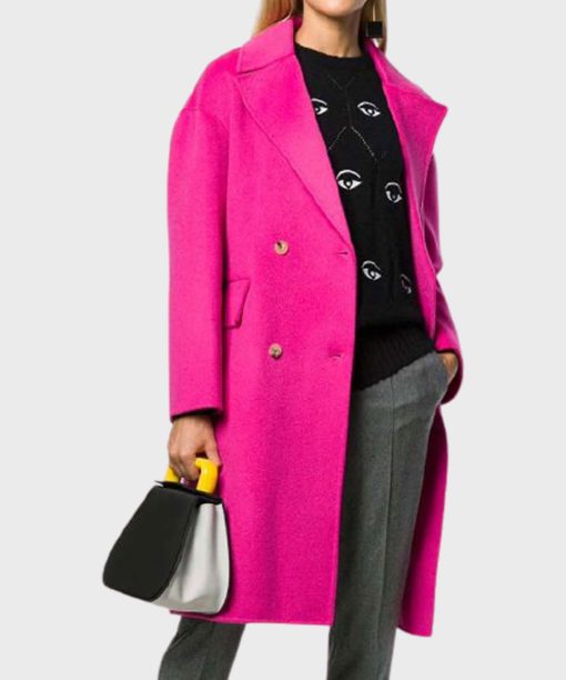 Emily in Paris Emily Pink Trench Coat
