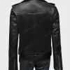 Monet Power Book II Ghost Black Leather Jacket