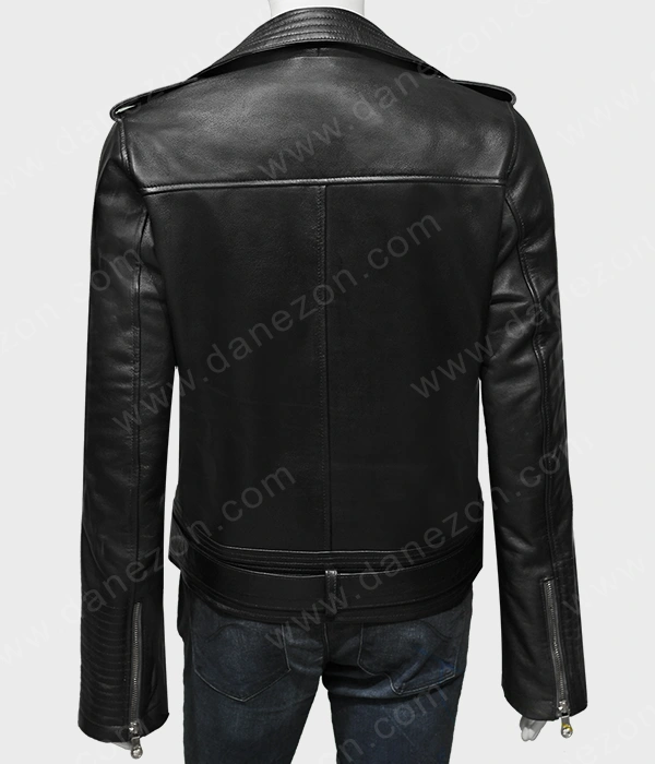 Power Book II Ghost Mary Blige Biker Leather Jacket - Leather Outwears