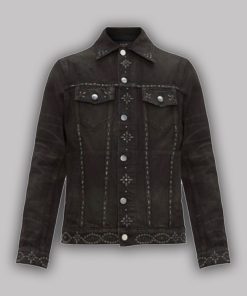 Tariq St Patrick Black Cotton Jacket