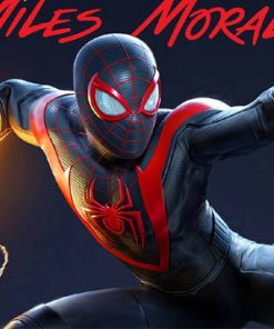 Spider-Man Miles Morales Slimfit Leather Jacket