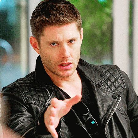 Jensen Ackles Supernatural Black Leather Jacket