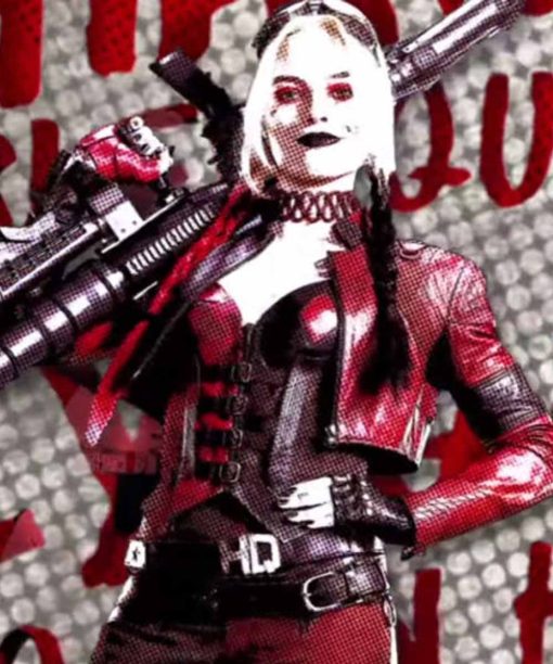Harley Quinn The Suicide Squad 2021 Leather Jacket