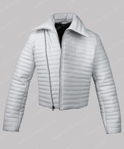 Women Puffer White Jacket
