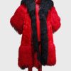 Cruella DeVil Black Fur Coat
