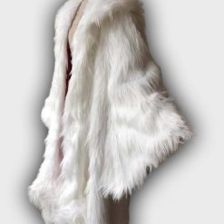 Once Upon a Time White Long Fur Coat