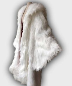 Once Upon a Time White Long Fur Coat