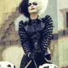 Emma Stone Cruella de Vil Black Leather Jacket