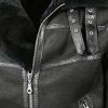 Mens Aviator Sheepskin B16 Black Leather Shearling Jacket