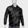 Mens Aviator Distressed A2 Black Bomber Leather Jacket