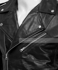 Black Leather Moto Jacket for Mens Outfits