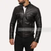 Black Leather Jacket Mens Casual Style