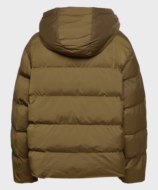 Winter Brown Puffer Jacket with Mens Outfits