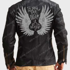 If You Can Dream it You Can Achieve it Leather Jacket