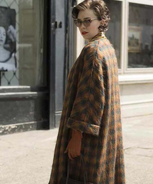 The Crown Vanessa Kirby Fur Long Coat