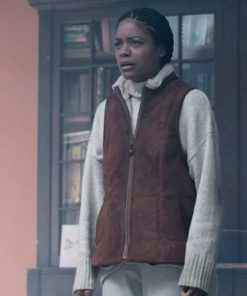 The Third Day Naomie Harris Suede Leather Vest