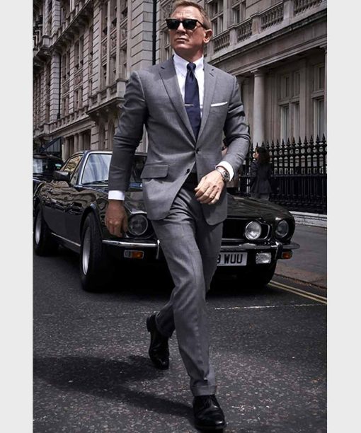 Bond Check Grey Suit