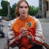 Karen Gillan Gunpowder Milkshake Orange Jacket