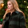 Holidate (2020) Emma Roberts Flannel Coat