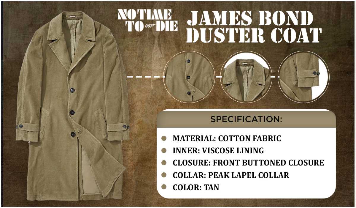No Time To Die Duster Coat