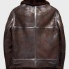 Mens B3 Brown Shearling Leather Jacket
