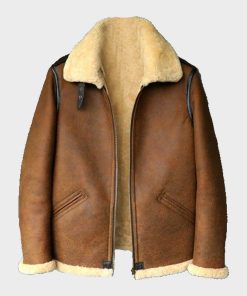 Brown Aviator Mens B3 Leather Jacket