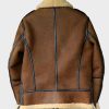 Brown Shearling B3 Aviator Leather Jacket