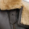 Brown Shearling Mens Leather Jacket