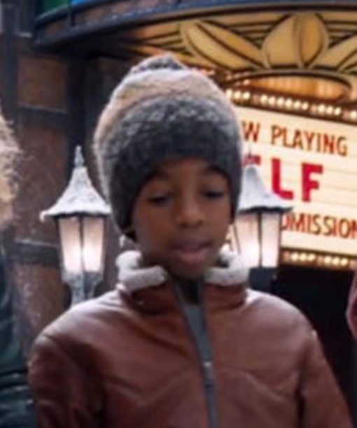 The Christmas Chronicles 2 Jahzir Bruno Brown Leather Jacket