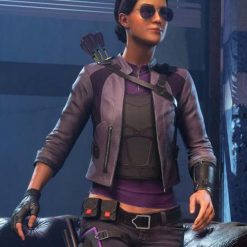 Kate Bishop Avengers Video Game Leather Jacket