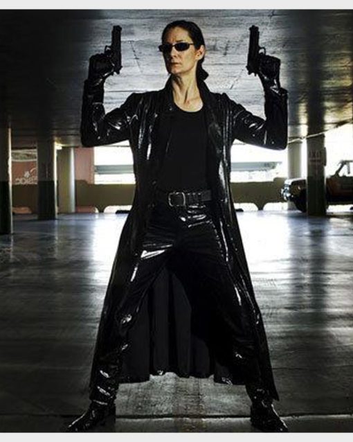 The Matrix 4 Trinity Leather Coat