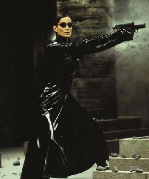 The Matrix 4 Trinity Leather Coat