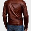 Mens Brown Leather Shirt Style Jacket