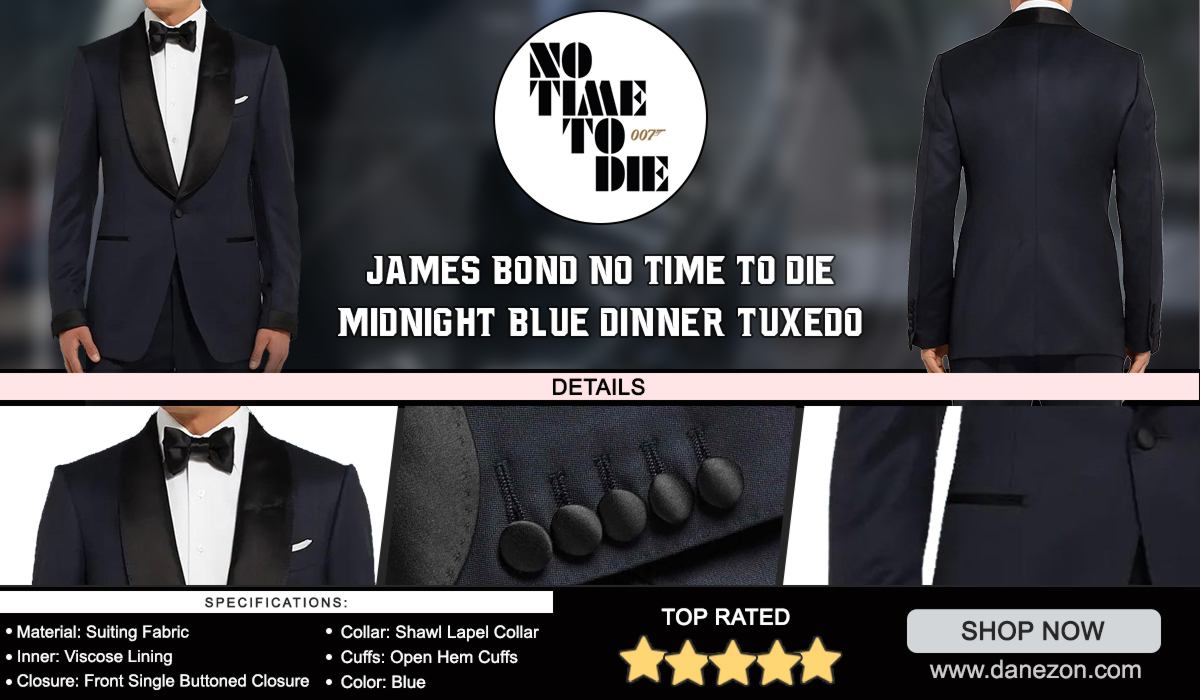 No Time To Die Midnight Blue Dinner Tuxedo