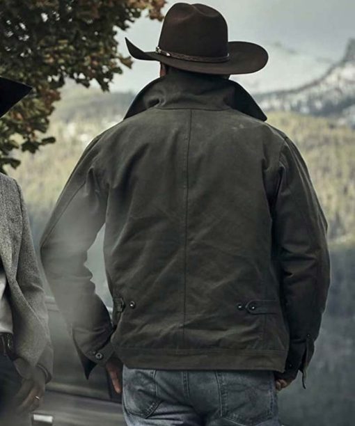 John Dutton Yellowstone S03 Black Jacket