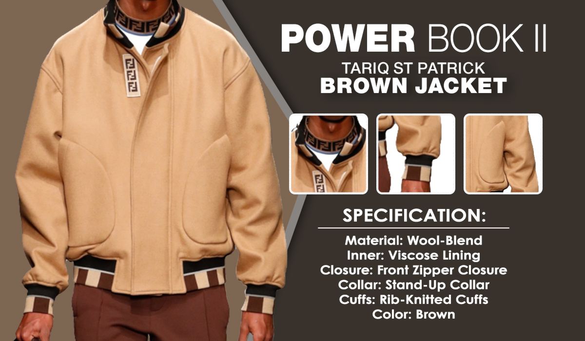Power Book Tariq Brown Jacket