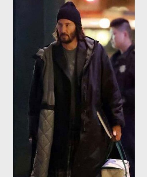 The Matrix 4 Keanu Reeves Hooded Coat