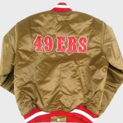 San Francisco 49ers Gold Bomber Jacket